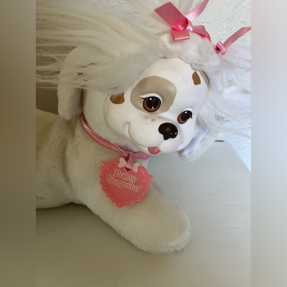 1990s Puppy Surprise Plush with 2 Puppies - Picture 2 of 11
